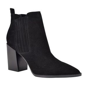 Nine West Suede Booties (in nude colour)